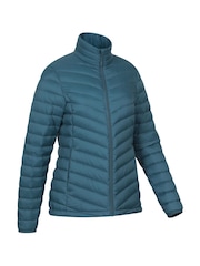 Mountain Warehouse Blue Womens Featherweight Water Resistant Down Jacket - Image 3 of 5