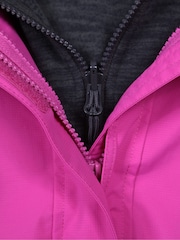 Mountain Warehouse Pink Womens Thunderstorm II 3-in-1 Waterproof Jacket - Image 7 of 7