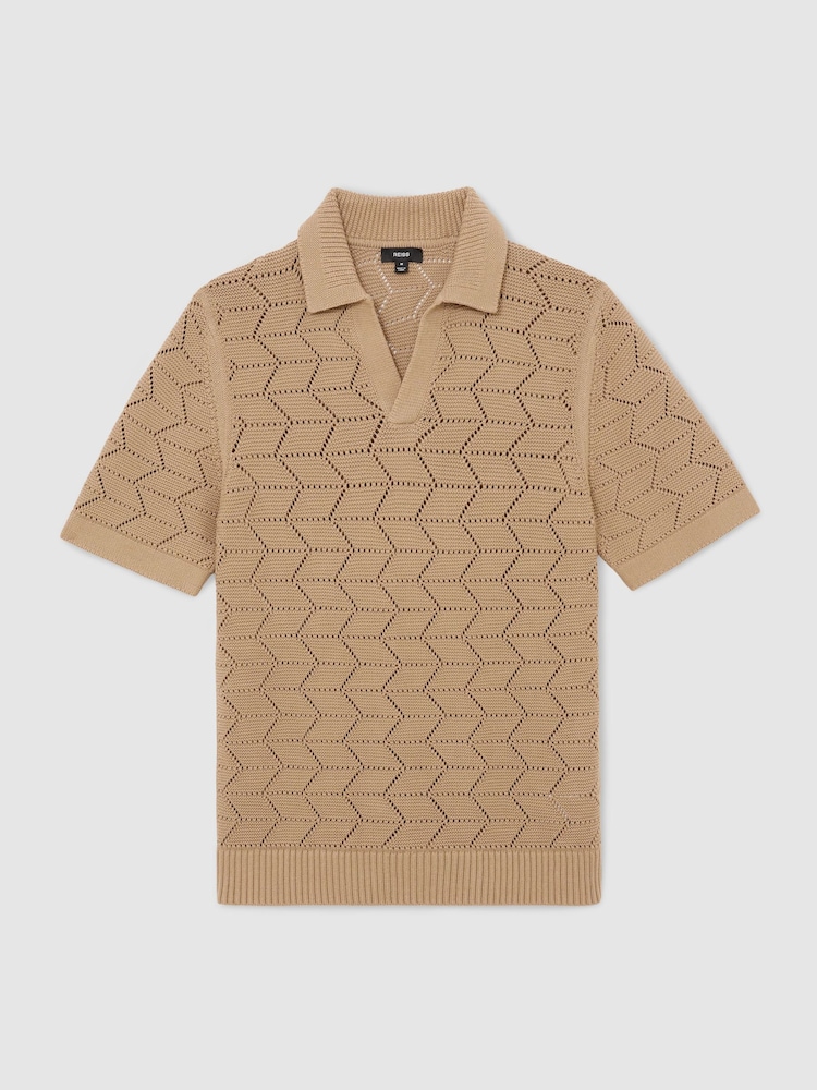 Reiss Camel Belford Shirt - Image 2 of 6