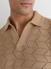 Reiss Camel Belford Shirt - Image 3 of 6