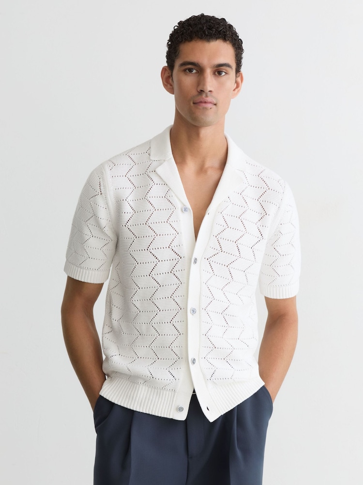 Reiss White Dalkeith Shirt - Image 1 of 6