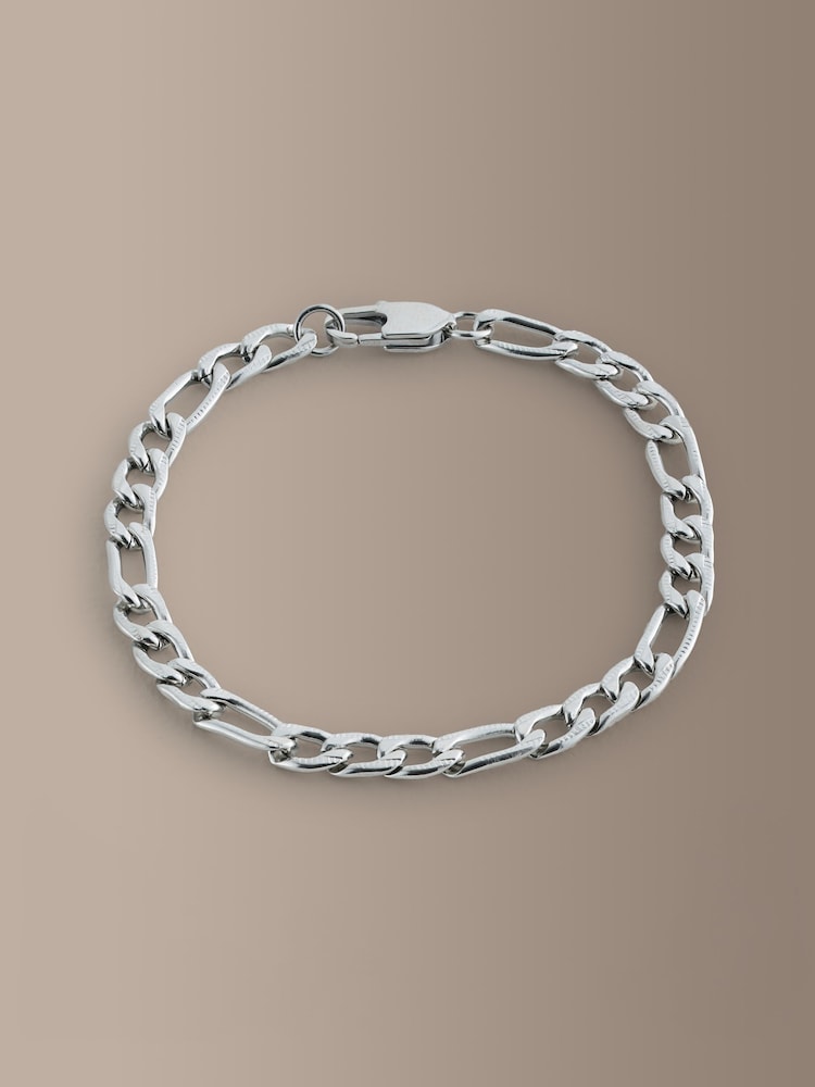 Silver Tone Stainless Steel Chain Bracelet - Image 1 of 4