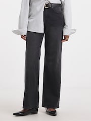 Negro - JD Williams Authentic Wide Leg Jeans - Imagen 4 de 5