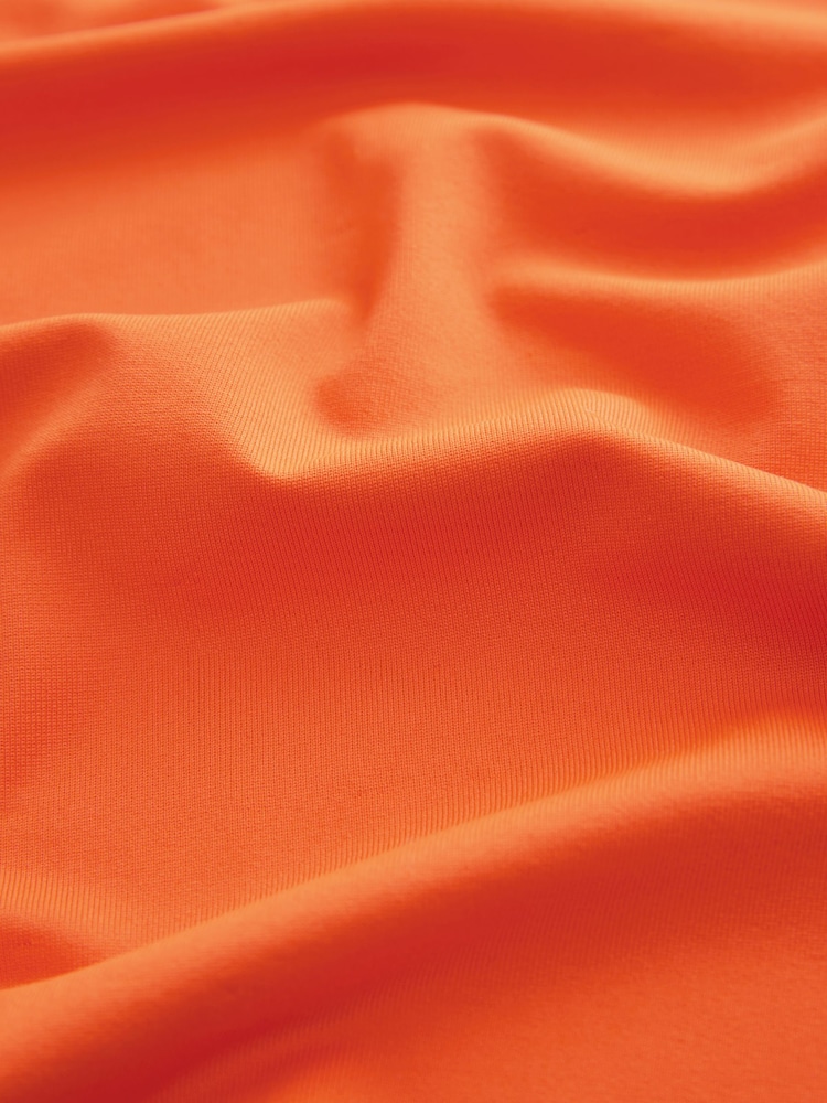 Orange Soft Touch Slinky Crew Neck Short Sleeve T-Shirt 2 Pack - Image 2 of 3 Orange Soft Touch Slinky Crew Neck Short Sleeve T-Shirt 2 Pack - Image 2 of 3