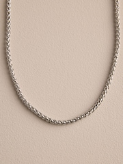 DCK Mens Silver Tone Stainless Steel Rope Link Chain - Image 1 of 3