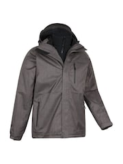 Cinza - Mountain Warehouse Mens Bracken Extreme 3-In-1 Jaqueta impermeável - Imagem 2 de 7