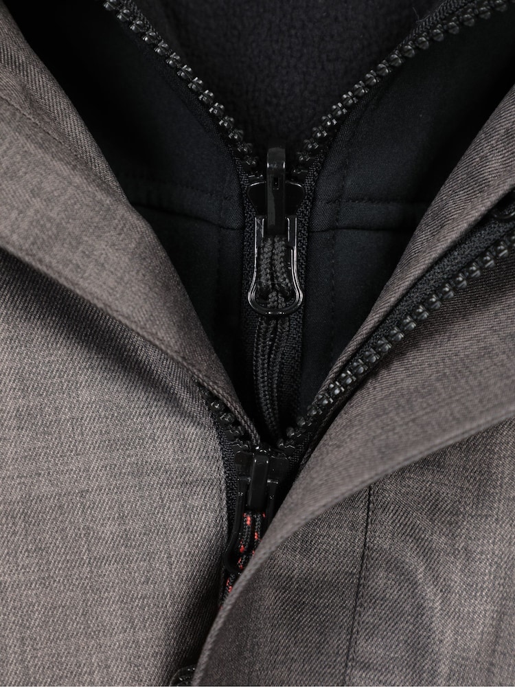 Cinza - Mountain Warehouse Mens Bracken Extreme 3-In-1 Jaqueta impermeável - Imagem 7 de 7