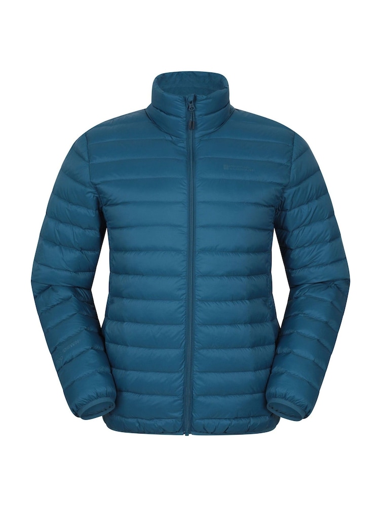 Mountain Warehouse Blue Featherweight Extreme Mens Down Jacket - Image 1 of 5 Mountain Warehouse Blue Featherweight Extreme Mens Down Jacket - Image 1 of 5