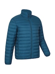 Mountain Warehouse Blue Featherweight Extreme Mens Down Jacket - Image 2 of 5