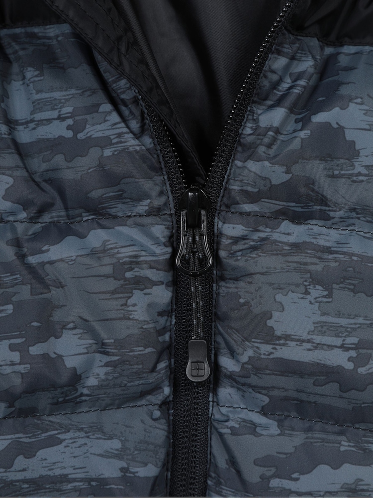 Schwarz - Mountain Warehouse Seasons II Mens Water Resistant Padded Jacket - Bild 5 von 5