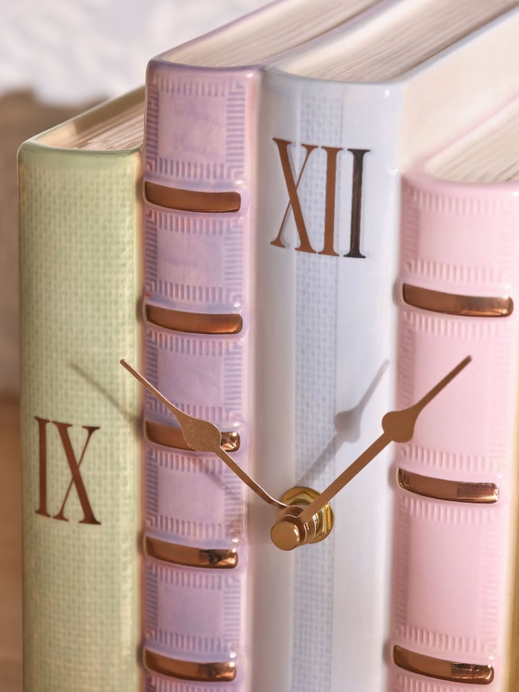 Multi Book Clock - Image 2 of 4 Multi Book Clock - Image 2 of 4