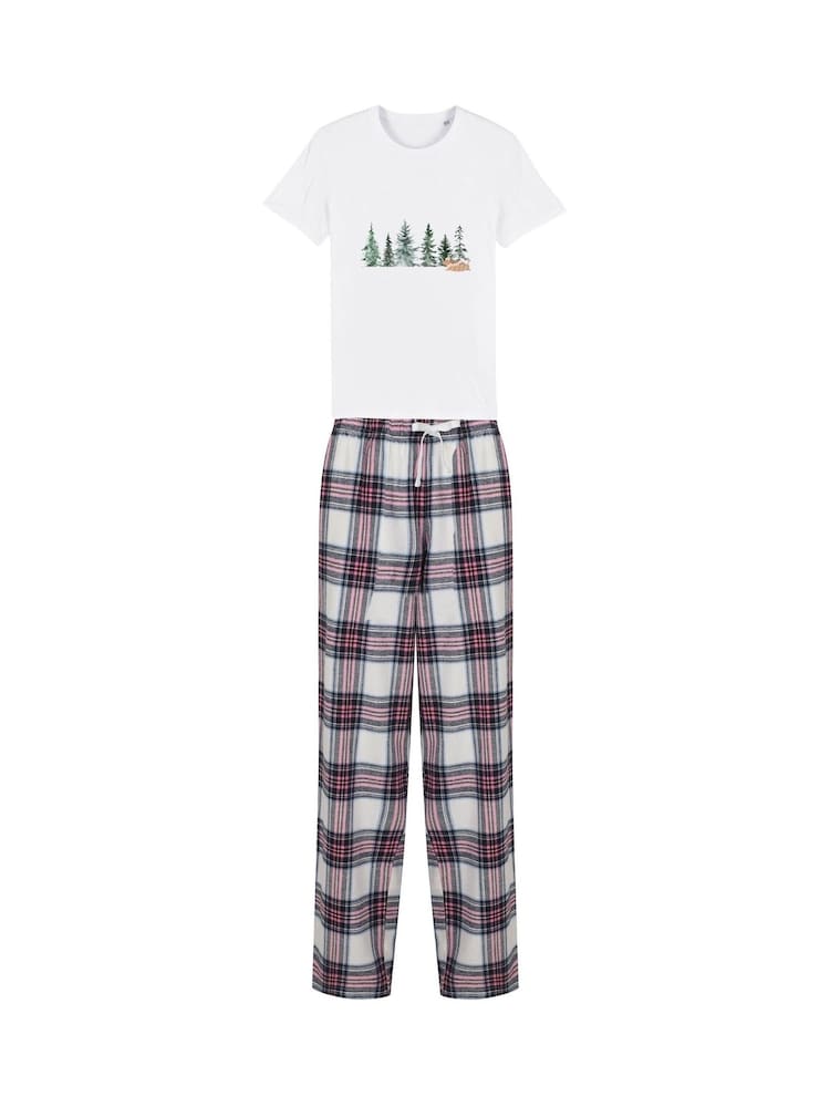 Personalised Christmas Tree Tartan Pyjamas by Koko Blossom - Image 3 of 3 Personalised Christmas Tree Tartan Pyjamas by Koko Blossom - Image 3 of 3