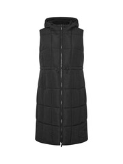 Yours Curve Black Midi Micro Fibre Gilet - Image 5 of 5