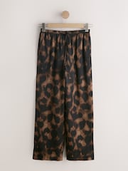 Animal - Satin-Hose mit Taillenband und weitem Bein - Bild 6 von 8