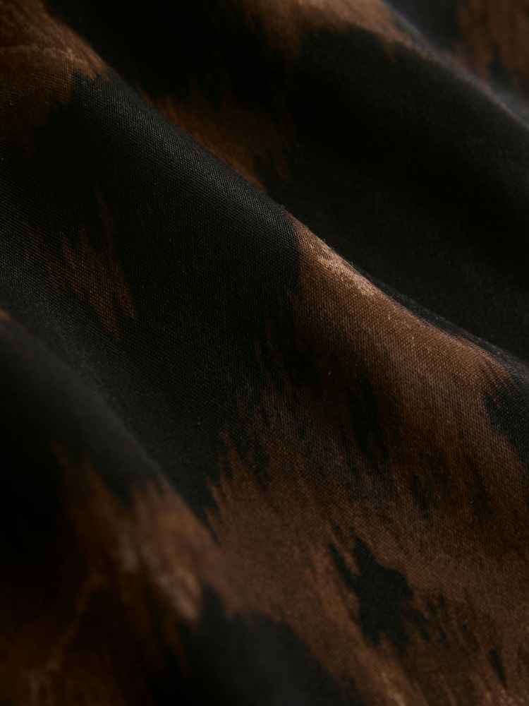 Animal - Satin-Hose mit Taillenband und weitem Bein - Bild 8 von 8