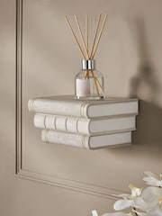 Beige Chic Books Floating Display Shelf - Image 1 of 4
