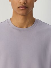 Lilac Purple Regular Fit Motionflex Soft Heavyweight T-Shirt - Image 3 of 8