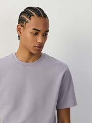 Lilac Purple Regular Fit Motionflex Soft Heavyweight T-Shirt - Image 5 of 8