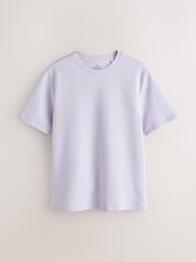 Lilac Purple Regular Fit Motionflex Soft Heavyweight T-Shirt - Image 6 of 8