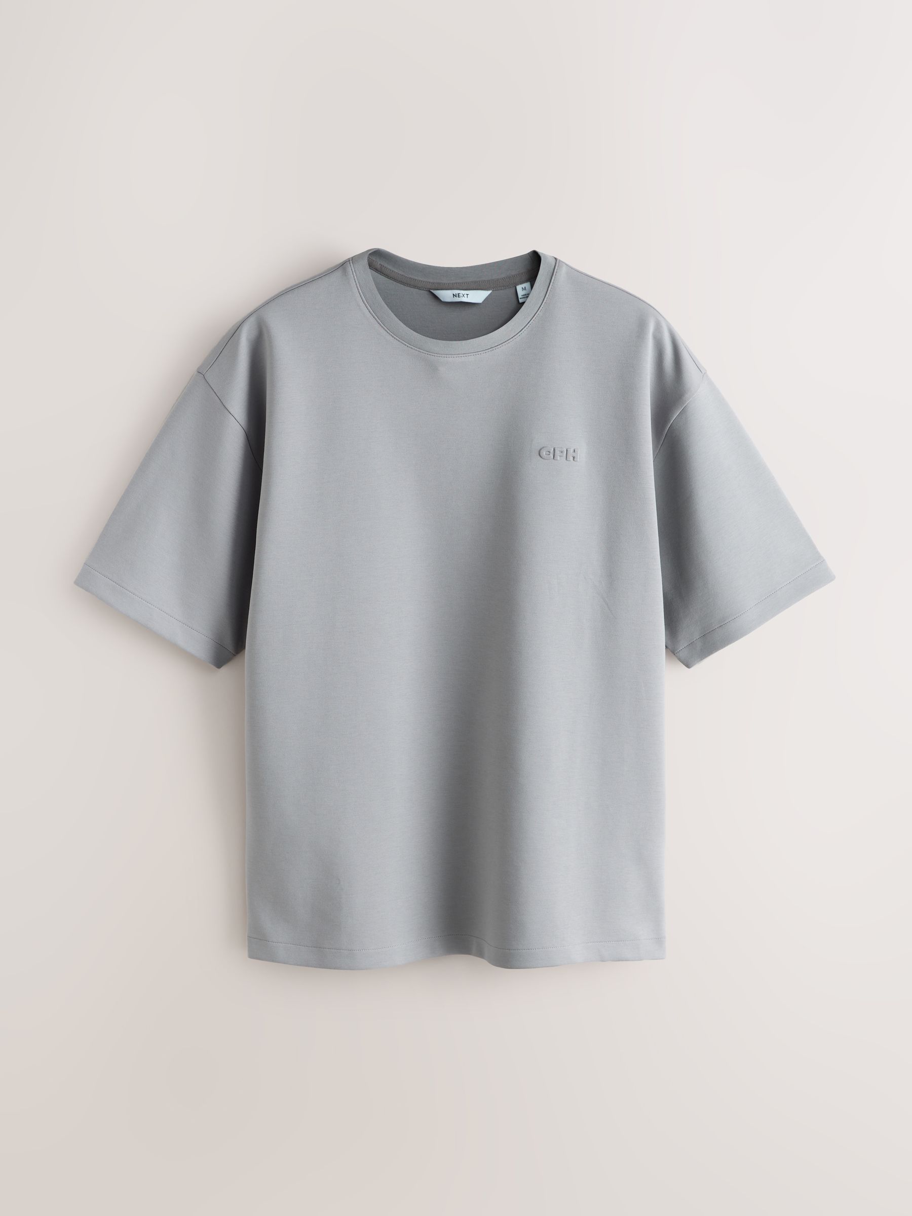 Comprar Cinza em relevo - Ajuste descontraído - Camiseta