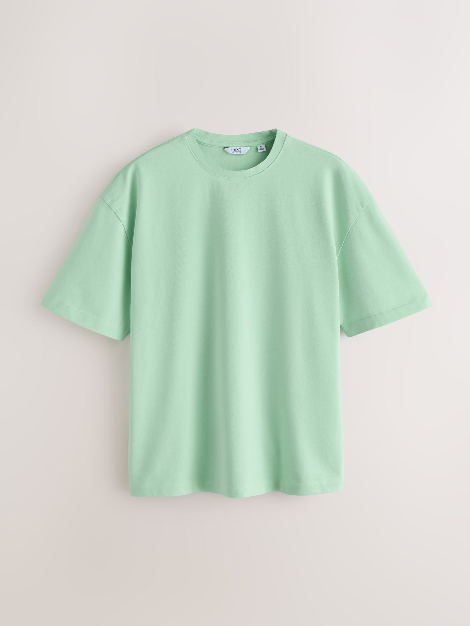 ネッククーラ-F804 ミントグリーン Buy Green Aqua Relaxed Fit Heavyweight T-Shirt from Next USA
