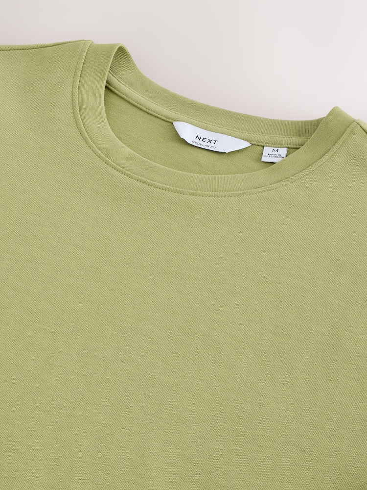 Vert - Coupe ample - T-shirt épais - Image 6 de 6