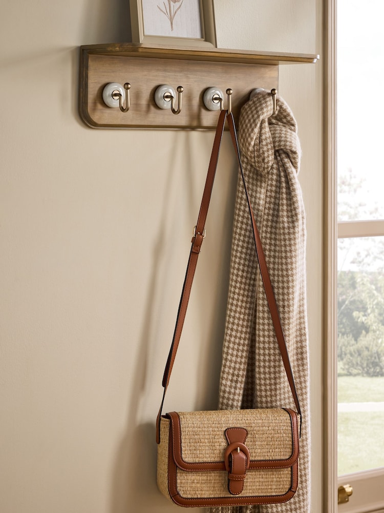 Country Ceramic Coat Hooks - 画像 1 / 6