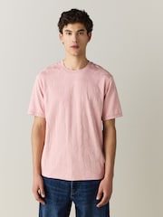 Pink Smart Textured T-Shirt - Image 2 of 8