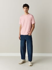 Pink Smart Textured T-Shirt - Image 3 of 8