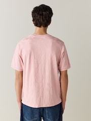 Pink Smart Textured T-Shirt - Image 4 of 8