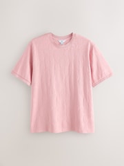 Pink Smart Textured T-Shirt - Image 6 of 8