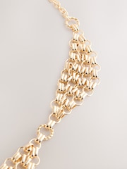 Or - Ceinture Skinny en forme de losange - Image 5 sur 6