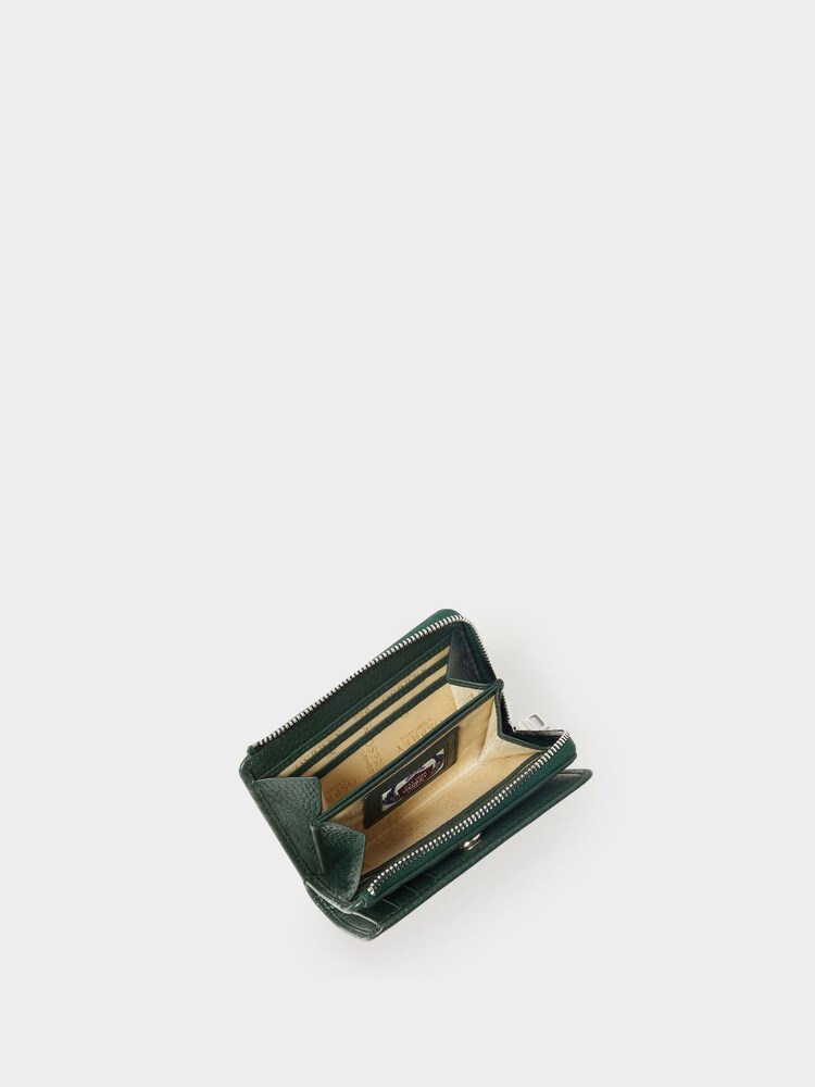Osprey London The Core Medium Leather Zip Matinee Black Purse - Image 5 of 5