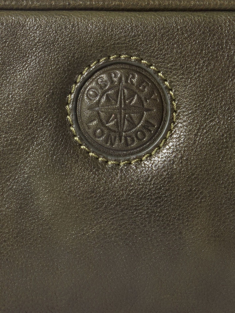Grün - Osprey London, The Compass, Kulturbeutel aus Leder, Schwarz - Bild 5 von 5