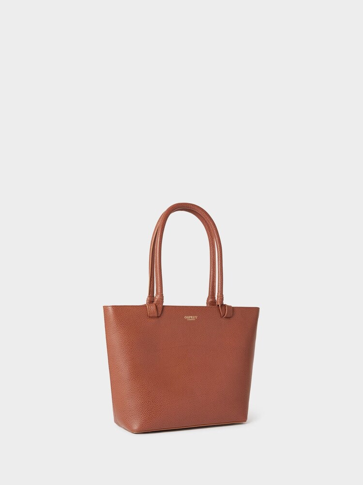 Braun - Osprey London Red The Collier Leather Tote Bag - Bild 2 von 5
