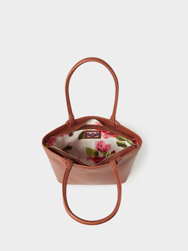 Braun - Osprey London Red The Collier Leather Tote Bag - Bild 5 von 5