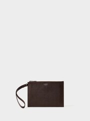 Osprey London The Core Large Leather Black Pouch - Image 1 of 5