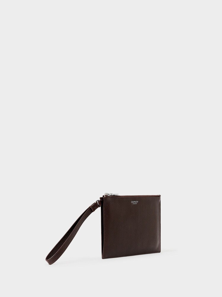 Osprey London The Core Large Leather Black Pouch - Image 2 of 5