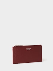 Osprey London Red The Core Small Leather Card Pouch - Image 2 of 5