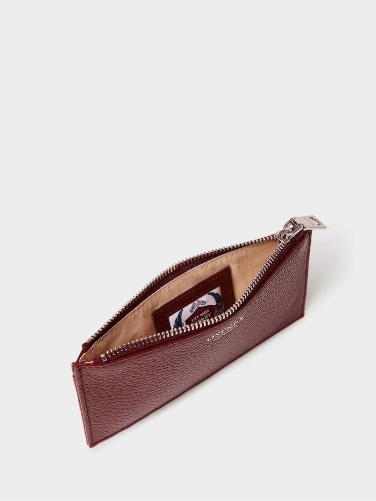 Osprey London Red The Core Small Leather Card Pouch - Image 5 of 5 Osprey London Red The Core Small Leather Card Pouch - Image 5 of 5