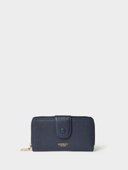 Osprey London The Core Medium Leather Popper Matinee Brown Purse - Image 1 of 5