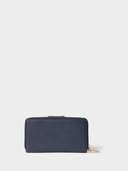 Osprey London The Core Medium Leather Popper Matinee Brown Purse - Image 3 of 5