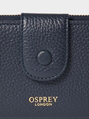 Osprey London The Core Medium Leather Popper Matinee Brown Purse - Image 4 of 5