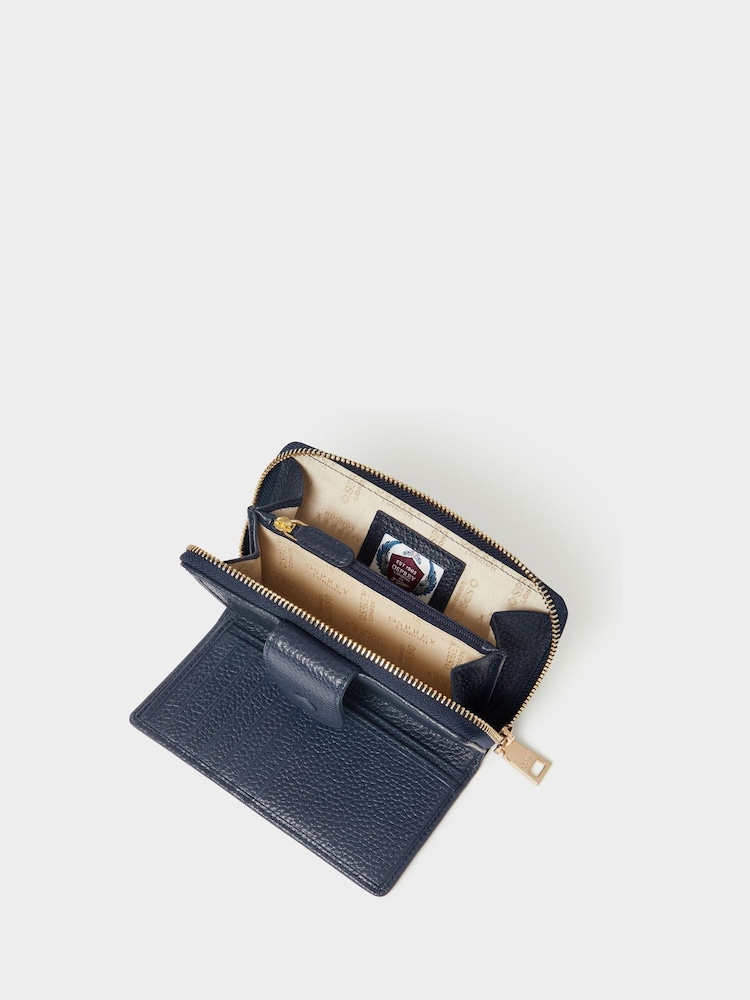 Osprey London The Core Medium Leather Popper Matinee Brown Purse - Image 5 of 5 Osprey London The Core Medium Leather Popper Matinee Brown Purse - Image 5 of 5