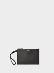 Osprey London The Core Large Leather Black Pouch - Image 1 of 5
