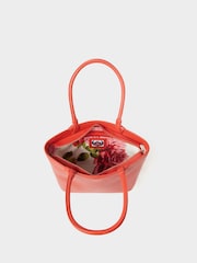 Rot - Osprey London Red The Collier Leather Tote Bag - Bild 5 von 5