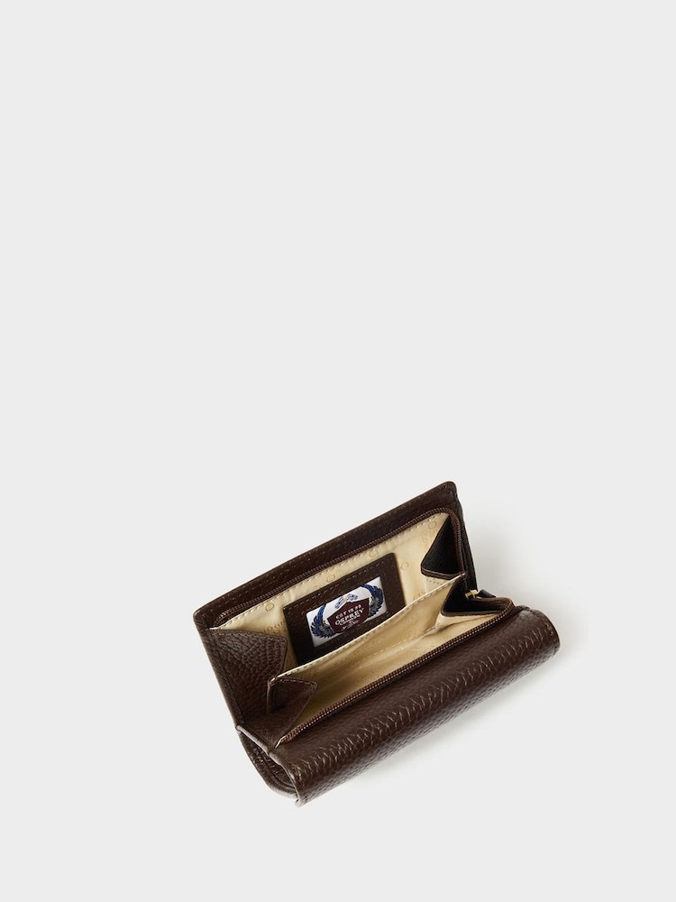 Osprey London Green The Core Small Leather Matinee Purse - Image 5 of 5 Osprey London Green The Core Small Leather Matinee Purse - Image 5 of 5