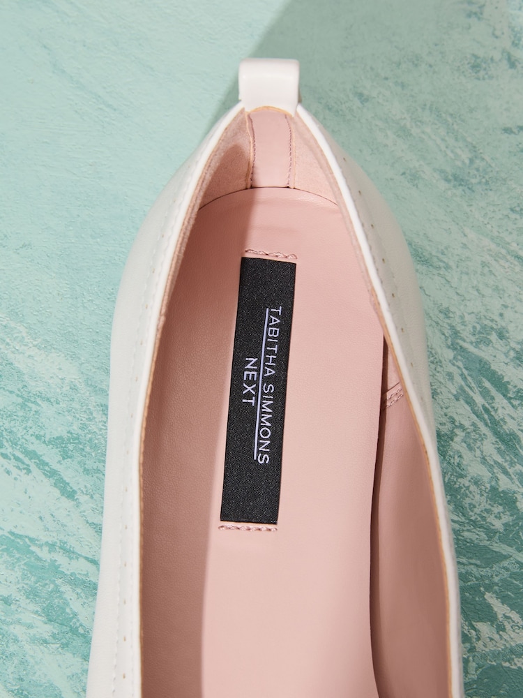 Bone Tabitha Simmons x Next Daisy Chain Flat Ballet Shoes - Image 7 of 7 Bone Tabitha Simmons x Next Daisy Chain Flat Ballet Shoes - Image 7 of 7