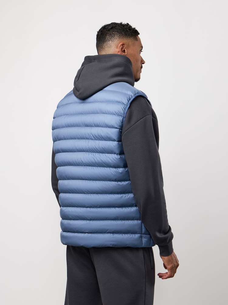 Gym King Blue Endurance Puffer Gilet - Image 2 of 4 Gym King Blue Endurance Puffer Gilet - Image 2 of 4