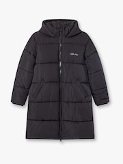 Gym King Black Long Line Puffer - Image 5 of 5